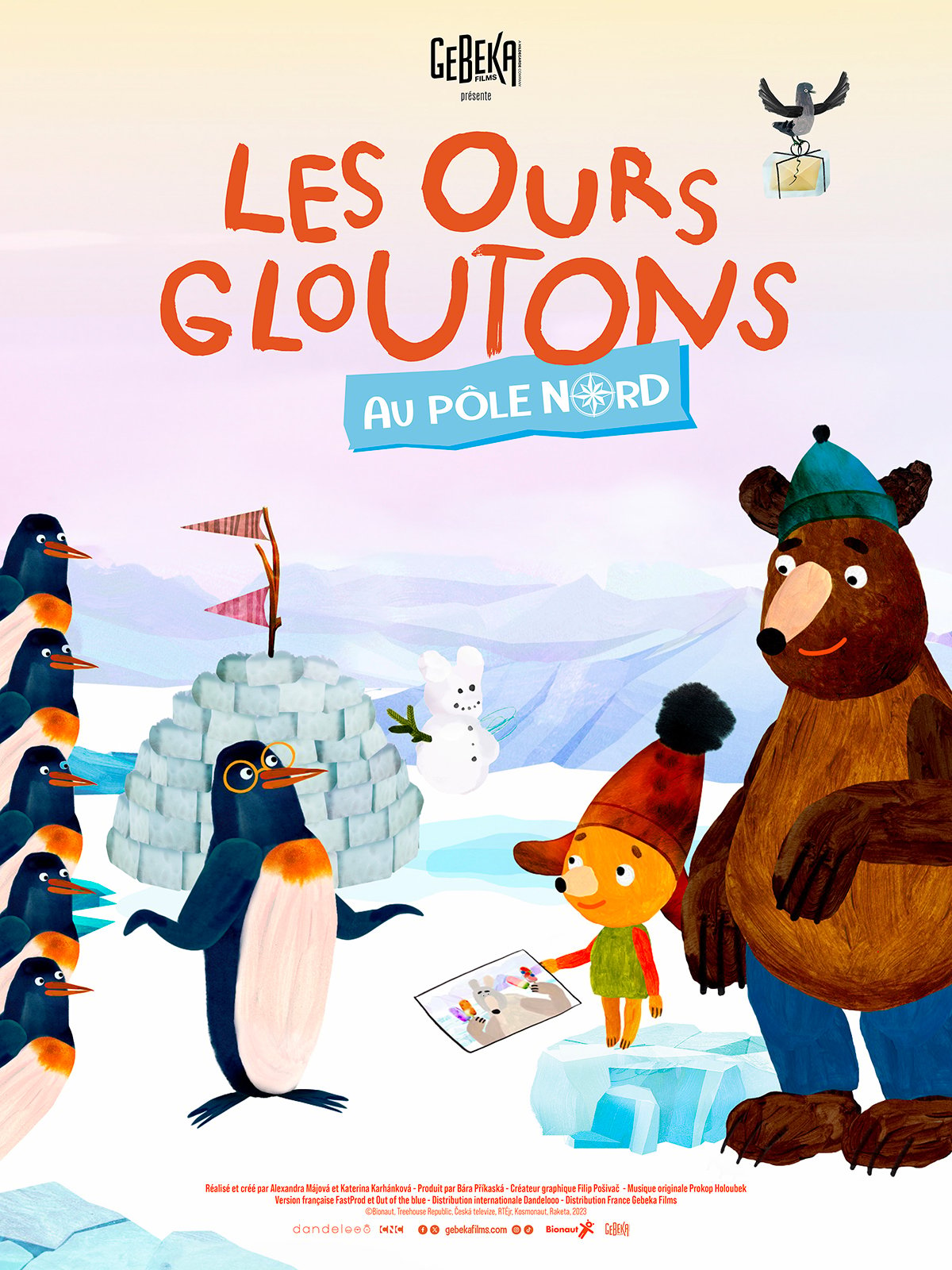 Affiche du film Les Ours gloutons au Pôle Nord au cinéma Paradiso de St MArtin en Haut