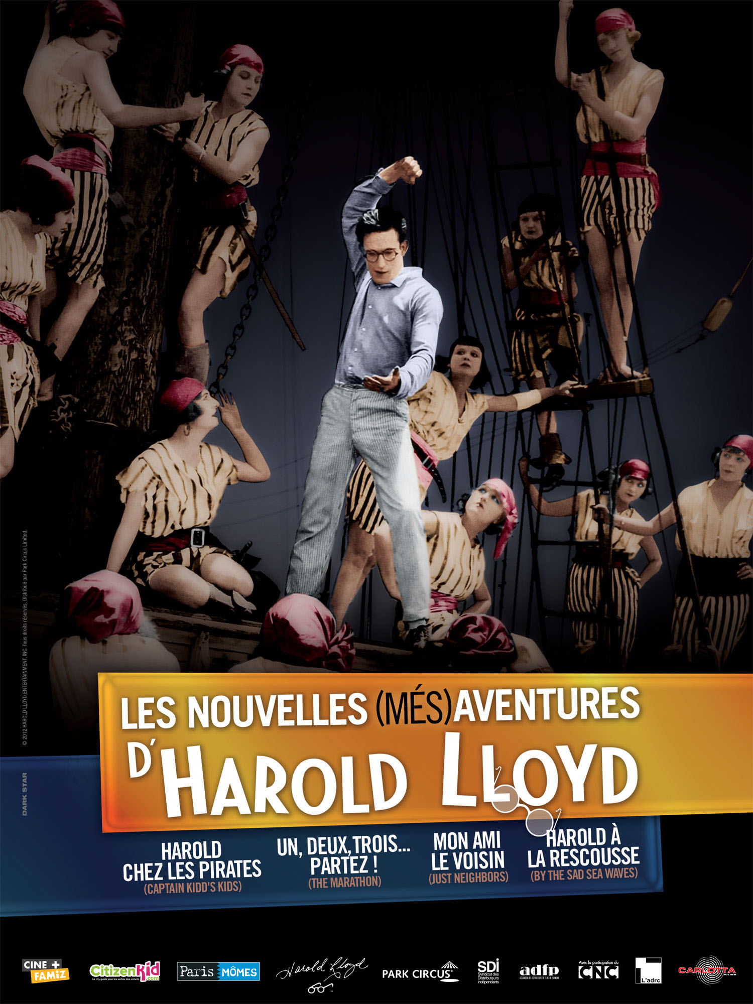 Affiche du film LES NOUVELLES MES AVENTURES D HAROLD LLOYD au cinéma Paradiso de St MArtin en Haut