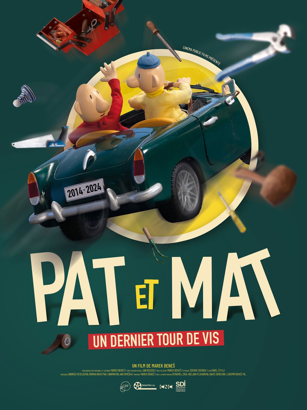 Affiche du film Pat et Mat : un dernier tour de vis au cinéma Paradiso de St MArtin en Haut